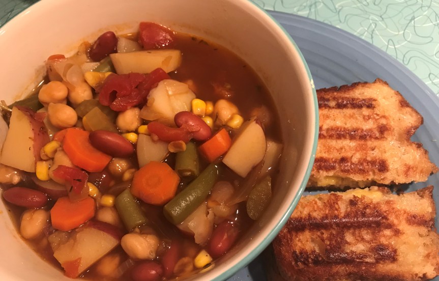 Kidney Chickpea Vegetable&nbsp;Soup